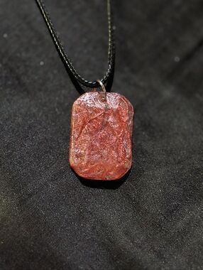 Copper Fine Glitter Necklace